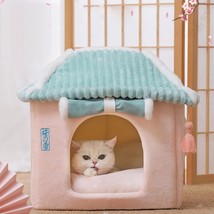 Cozy Pet House Dogs Soft Nest Kennel Sleeping Cave For Cat Dog Puppy Warm Tents  - £69.15 GBP+