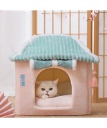 Cozy Pet House Dogs Soft Nest Kennel Sleeping Cave For Cat Dog Puppy War... - $85.99+