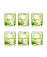 Borosil - Vision Small Squat Glass, 205 Ml + 20 Ml, Set of 6, Green - €33,88 EUR