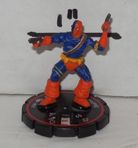 Heroclix Miniature DC Comics Cosmic Justice set Deathstroke #075 figure ONLY - $9.85