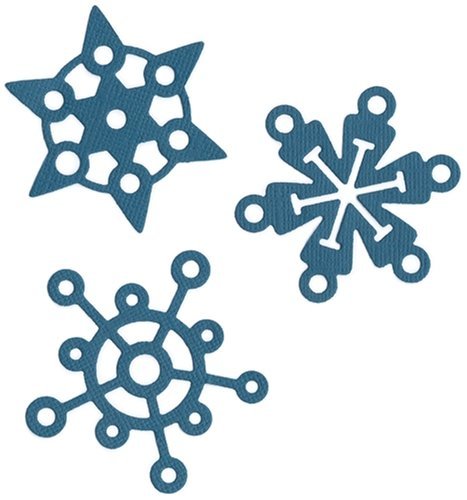QUICKUTZ We R Memory Keepers REV-0069 4 by 4 Dies, Snowflakes - $1.34