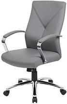 Boss Office Products LeatherPlus Executive Chair in Grey - £141.83 GBP