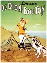 3517 French Vintage 18x24 Poster.De Dion-Bouton Cycles.Decor Home interior art d - $28.00