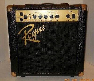Primary image for Rogue CG 20 Electric Guitar Practice Combo Amp Rare HTF