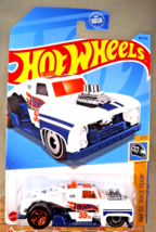 2023 Hot Wheels #86 Hw 55th Race Team 3/5 Erikenstein Rod White w/Gold5-GrayADSp - £5.99 GBP