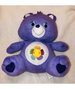 Kellytoy 10” Care Bears Share Bear 2013 Purple Plush Stuffed Animal Toy - $16.58