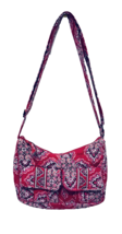 Vera Bradley Frankly Scarlet Shoulder Bag Purse Adjustable Strap Front P... - $24.63