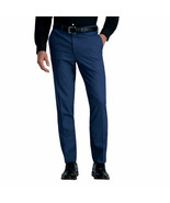 Haggar Men’s Flex Dress Pant Straight Fit Stretch Fabric Blue Tan Black ... - £19.60 GBP