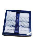 Nautica Handkerchiefs New In Box Set Of  4 100% Fine Cotton  - €9,25 EUR