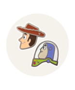 Toy Story Disney Pins: Woody and Buzz Lightyear Profile - $34.96 CAD