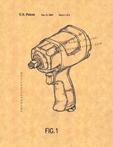 Pneumatic Impact Wrench Patent Print - $7.95+