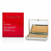 Clarins Ever Matte Shine Control Mineral Powder Compact 03 Transparent W... - $20.79