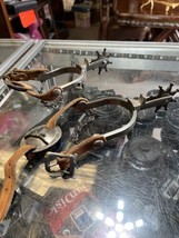 Vintage Cowboy /Cowgirl Spurs. Solid Metal. Spinning Spurs. - £41.11 GBP