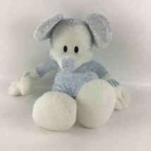 Disney Store Spring Pastel Blue Mickey Mouse 16&quot; Plush Stuffed Animal Toy - £19.38 GBP