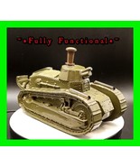 Antique WWI Era Diecast Figural Tank Military Desk Strike Wand Lighter C... - £542.70 GBP