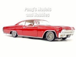1965 Chevrolet Impala SS 396 Low Rider w/BOX 1/24 Scale Diecast Model - RED - £28.81 GBP