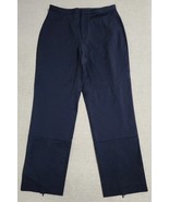Nwt Vtg Banana Republic Women&#39;s Black Stretch Chino Pants Zip Ankle Mid ... - $35.67 CAD