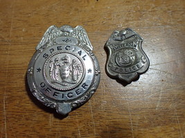 AMSTERDAM NEW YORK POLICE BADGE SPECIAL POLICE BADGE  BX #32 - $85.00