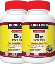 Kirkland Signature B-12 5000 mcg, 300 Tablets (2 Pack) - £57.54 GBP