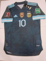 Lionel Messi Argentina World Cup Qualifiers Match Away Soccer Jersey 2020-2021 - £79.92 GBP