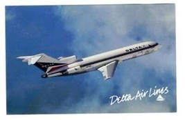 Delta Airlines Boeing 727 in Flight  Postcard - £7.56 GBP