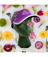 Adidas Purple Women&#39;s Visor Ball Cap Hat Adjustable Golf Tennis Pickleball  - $173.20 MXN