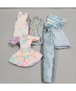 Handmade Sewn, Crocheted And Knitted Barbie Clothes - 6pieces - 5 Outfit... - $20.98