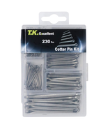 304 Stainless Steel Cotter Pin Assortment Kit - 230 Pcs Fasteners - $388.64 MXN
