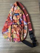 Kavu Rope Sling Bag Fall Leave Print Leaf Me Be Out Of Stock Hard To Fin... - $93.46