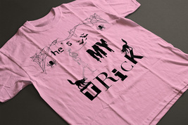 She&#39;s My Treat, He&#39;s My Trick - Fun Couple&#39;s Matching T-Shirt Design PNG, SVG - £3.07 GBP