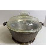 Vintage Guardian Service Ware 9&quot; Pot with Original Domed Glass Lid! 4 Quart - $961.95 MXN