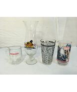 GLASS BUNDLE DRINKING GLASSES Star Wars, Hiram Walker, Hard Rock Cafe, H... - $264.73 MXN