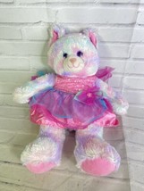 BABW Build a Bear Cat Kitten Pastel Plush With Light Up Tutu Outfit - $24.26