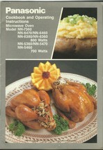 Printed Cookbook and Operating Instructions Panasonic Microwave Oven NN ... - $31.38