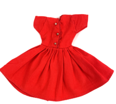Vintage Barbie Skipper Clone of 1901 Red Sensation 1960&#39;s Dress Clothes - £18.98 GBP