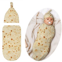 Burrito Newborn Swaddling Blanket For Baby, Soft Sleeping Bag, Sack For Newborn  - £14.85 GBP
