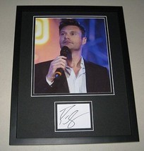 Ryan Seacrest Facsimile Signed Framed 11x14 Photo Display American Idol - £38.91 GBP