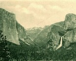 Yosemite Valley California Goffrato 3D Unp 1900s Udb Cartolina Vgc Non U... - £16.43 GBP