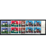 SWITZERLAND 1979 VF NH Precancel 4 x Blocks of 4 Stamps Scott # B463-B46... - $11.97