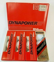 Wilson Dynapower Golf Balls Set of 9 Pinnacle Gold 90 Set of 3 Boxed White - £18.24 GBP