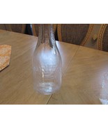 Puritan Dairy Perth Amboy NJ Super Creamy Milk Bottle Quart Glass - $276.26 MXN