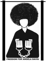 11x14&quot;Decoration CANVAS.Interior room art.Angela Davis freedom.Civil rights.6467 - £25.73 GBP