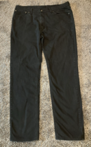Levis 541 Jeans Mens 39x35 Actual Black Straight Leg Stretch Red Tab (Ta... - $28.59