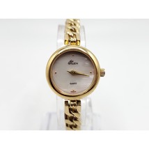 Miss Gruen Watch Women New Battery Gold Told MOP Dial 20mm - $29.99