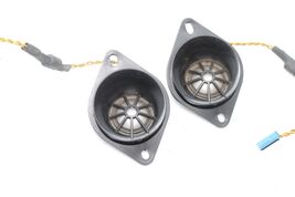 04-10 BMW E60 525I 530I REAR LEFT RIGHT TWEETER SPEAKERS PAIR E6280 image 2