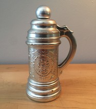 70s Avon Silver Beer Stein after shave bottle with handle (Tribute) - £10.21 GBP