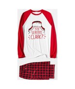 PatPat Mosaic Christmas YOU SERIOUS CLARK Pajama Set - Kids Size 10-11 Y... - $354.11 MXN