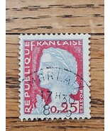 France Stamp Marianne 0,25fr Used 968 Circular Cancel &quot;Morlaix&quot; - $1.99