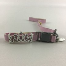 American Girl Jeweled Pet Collar Leash Truly Me Princess Tiara Pink Lead... - £19.51 GBP