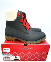 Skechers Cypress Big Plans Gored Lace Hiker Boots- Charcoal, US 9.5 - £33.35 GBP